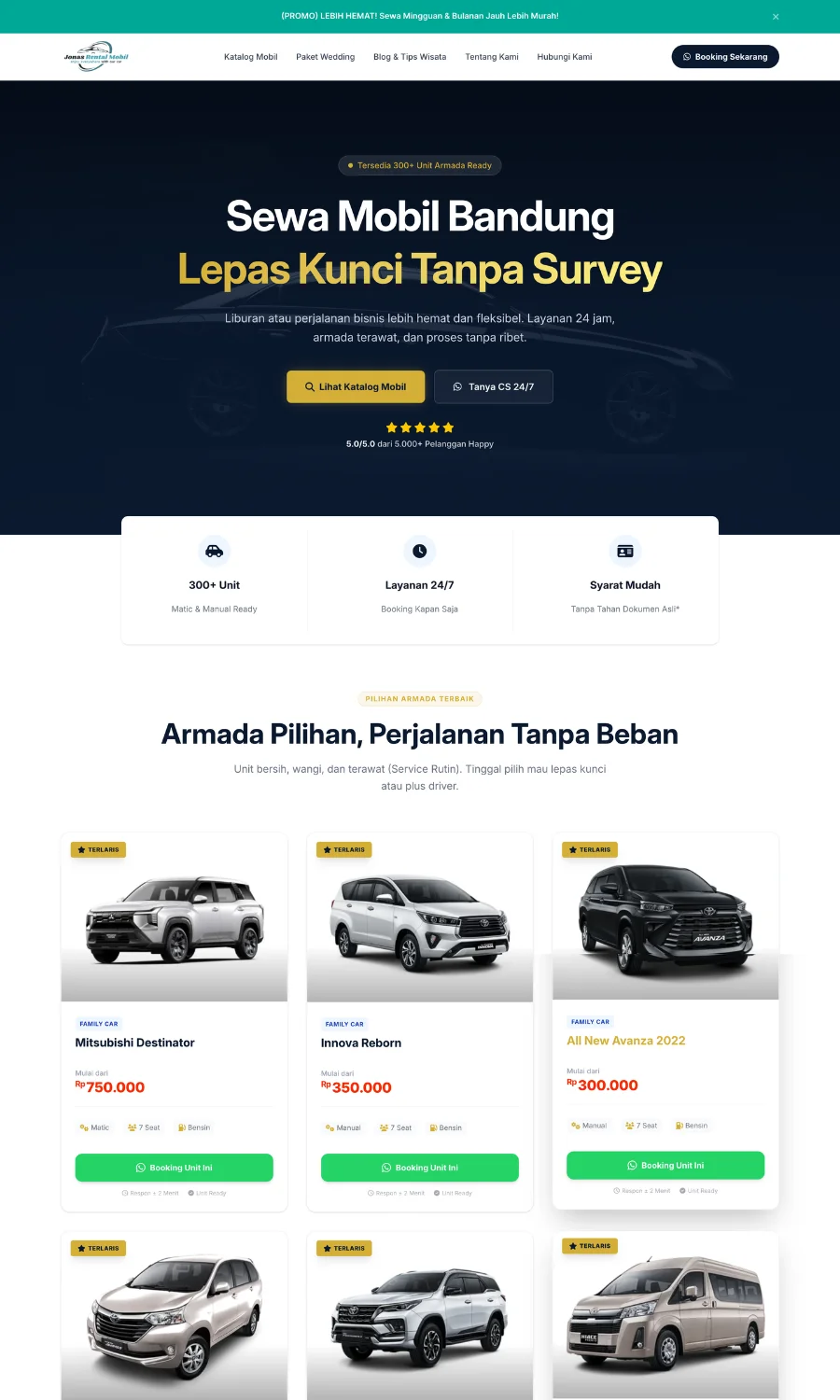 Proyek Web Premium Fokus Konversi